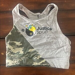 Justice Heather Gray sports bra